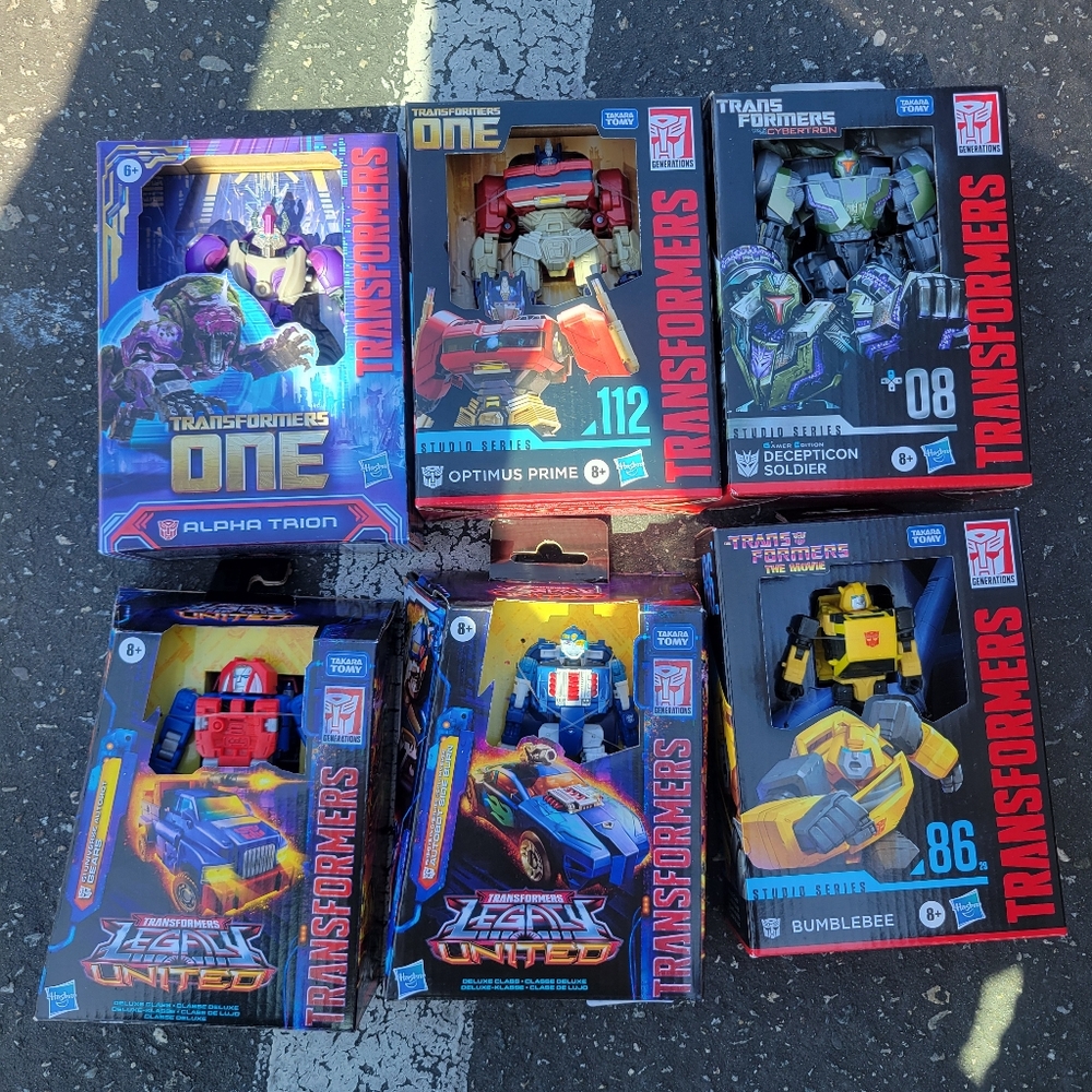 Rare Transformers Studio & Legcay Lot of 6